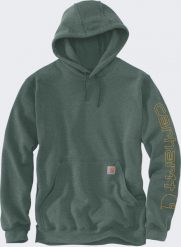 Bluza Carhartt Midweight Logo Sleeve Frosted. Bluzy nierozpinane męskie Carhartt, m, bez wzorów, bez ramiączek, bez kaptura. Za 265.11 zł.