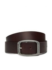 Pepe Jeans Pasek Męski Wade PM021025 Brązowy. Brązowe paski męskie Pepe Jeans, bez wzorów, z jeansu. Za 179.99 zł.