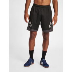 HUMMEL spodenki lekkie sportowe HMLLEAD POLY. Czarne szorty sportowe męskie HUMMEL, bez wzorów, sportowe. Za 76.99 zł.