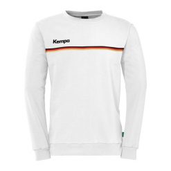 Bluza Allemagne Kempa. Białe bluzy nierozpinane męskie Kempa, m, bez wzorów, młodzieżowe, bez ramiączek, bez kaptura. Za 207.50 zł.