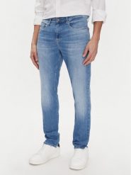 Tommy Jeans Jeansy Scanton DM0DM21002 Niebieski Slim Fit. Niebieskie jeansy męskie Tommy Jeans, bez wzorów, z bawełny. Za 279.99 zł.