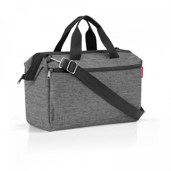 Torba allrounder s pocket twist silver. Szare torby sportowe męskie Reisenthel, bez wzorów, z tkaniny, na ramię, małe. Za 204.00 zł.