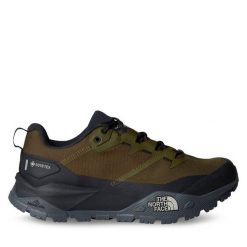 Trekkingi The North Face. Brązowe buty trekkingowe męskie The North Face, bez wzorów, z gore-texu, bez zapięcia, trekkingowe, gore-tex. Za 529.99 zł.