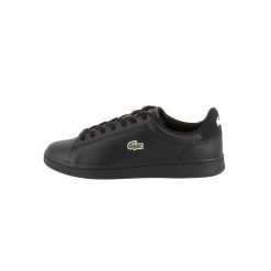 Buty męskie trampki sportowe Lacoste CARNABY SET. Brązowe trampki męskie Lacoste, bez wzorów, sportowe, bez zapięcia. W wyprzedaży za 379.00 zł.