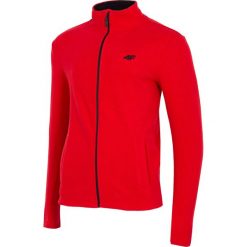 Polar męski PLM300 - czerwony. Bluzy z polaru męskie marki 4f. Za 99.99 zł.