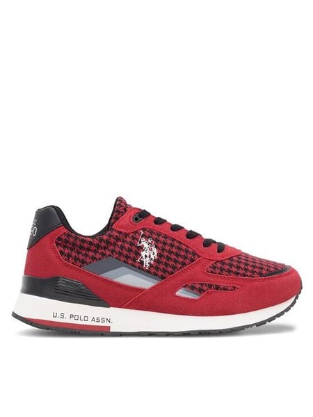 U.S. Polo Assn. Sneakersy TABRY006M/CHT1 Czerwony. Czerwone buty sportowe na co dzień męskie U.S. Polo Assn., m, bez wzorów, z materiału, bez ramiączek, bez kaptura. Za 183.99 zł.