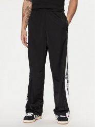 Adidas Spodnie dresowe Adibreak JD4267 Czarny Loose Fit. Czarne spodnie dresowe męskie ADIDAS, bez wzorów, z dresówki. Za 229.99 zł.