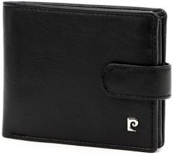 Zapinany Skórzany męski portfel od Pierre Cardin NoSize. Portfele męskie Pierre Cardin, bez wzorów. Za 164.91 zł.