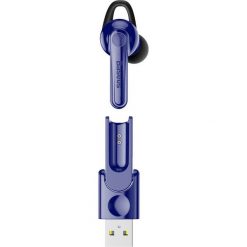 Słuchawka Baseus Baseus Magnetic Earphone mini zestaw słuchawkowy magnetyczna słuchawka Bluetooth + stacja ładująca USB niebieski (NGCX-03) uniwersaln. Zestawy słuchawkowe marki Baseus. Za 102.36 zł.