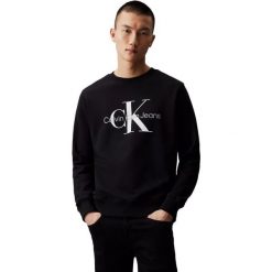 Bluza Calvin Klein Core Monogram, Mężczyźni. Czarne bluzy nierozpinane męskie Calvin Klein, m, bez wzorów, z bawełny, bez ramiączek, bez kaptura. Za 490.00 zł.