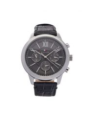 Tommy Hilfiger Zegarek Morrison 1710527 Czarny. Czarne, analogowe zegarki męskie Tommy Hilfiger. Za 699.99 zł.