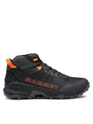 Mammut Trekkingi Sertig II Mid Gtx GORE-TEX 3030-04830-00692-1095 Czarny. Czarne buty trekkingowe męskie Mammut, bez wzorów, z gore-texu, bez zapięcia, trekkingowe, gore-tex. Za 789.99 zł.