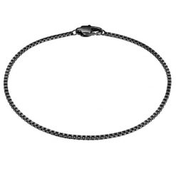 True Rebels Bransoletka Stal nierdzewna Czarny Bransoletki 1 ct Męskie. Czarne biżuteria dla mężczyzn True Rebels, z materiału, ze stali. Za 149.99 zł.