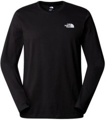 Bluza The North Face M L/S Simple Dome Tee męska : Kolor - Czarny, Rozmiar - S. Czarne bluzy nierozpinane męskie The North Face, l, bez wzorów, bez ramiączek, bez kaptura. Za 186.07 zł.