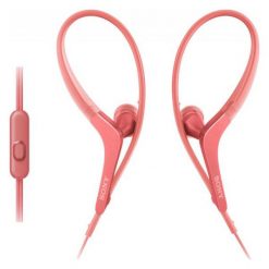 Sony Słuchawki Mdr-as410ap, Różowy. Czerwone słuchawki sportowe SONY. W wyprzedaży za 100.00 zł.