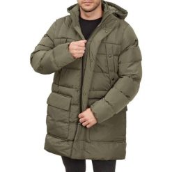 Kurtka GEOX M HILSTONE PARKA Zielony. Zielone parki męskie Geox, m, bez wzorów, z tkaniny, bez kaptura. Za 615.99 zł.