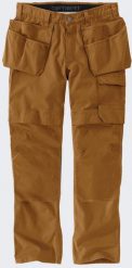 Spodnie Robocze Carhartt RipStop Cargo Brown. Brązowe długie spodnie sportowe męskie Carhartt, bez wzorów. Za 537.07 zł.