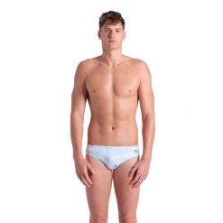 Kąpielówki Arena Fireflow Swim Briefs. Białe kąpielówki męskie ARENA, m, bez wzorów. Za 132.39 zł.