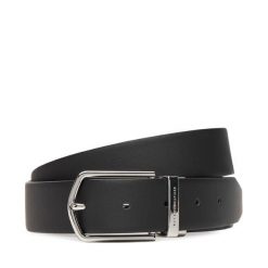 Pasek Męski Tommy Hilfiger. Czarne paski męskie Tommy Hilfiger, bez wzorów. Za 219.99 zł.