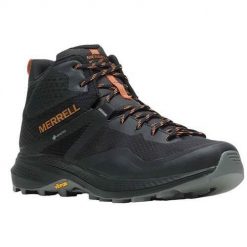 Buty trekkingowe męskie Merrell Mqm 3 Mid Gtx Gore-tex. Czarne buty trekkingowe męskie Merrell, bez wzorów, z gore-texu, sportowe, za kostkę, bez obcasa, bez zapięcia. Za 851.00 zł.