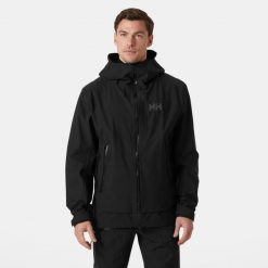 Kurtka narciarska Helly Hansen Verglas Bc. Czarne kurtki narciarskie i snowboardowe męskie Helly Hansen, na zimę, m, bez wzorów, bez kaptura, narciarskie. Za 1,621.00 zł.