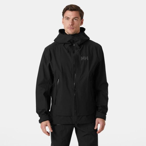 Kurtka narciarska Helly Hansen Verglas Bc. Czarne kurtki narciarskie i snowboardowe męskie Helly Hansen, na zimę, m, bez wzorów, bez kaptura, narciarskie. W wyprzedaży za 1,560.60 zł.