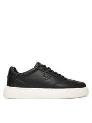 Guess Sneakersy FMFPLA LEA12 Czarny. Czarne buty sportowe na co dzień męskie Guess, m, z aplikacjami, ze skóry, bez ramiączek, bez kaptura. Za 379.99 zł.