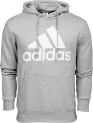 Adidas Bluza męska adidas Essentials French Terry Big Logo Hoodie szara IC9364 L. Szare bluzy nierozpinane męskie ADIDAS, l, bez wzorów, bez ramiączek, bez kaptura. Za 198.86 zł.