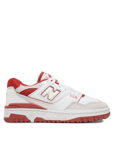 New Balance Sneakersy BB550STF Biały. Białe buty sportowe na co dzień męskie New Balance, m, bez wzorów, ze skóry, bez ramiączek, bez kaptura. Za 489.99 zł.