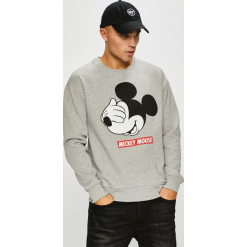Jack & Jones - Bluza. Szare bluzy nierozpinane męskie Jack & Jones, z nadrukiem, z bawełny. Za 169.90 zł.