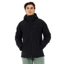 Kurtka narciarska Protest Akas. Czarne kurtki narciarskie i snowboardowe męskie Protest, na zimę, m, bez wzorów, bez kaptura, narciarskie. W wyprzedaży za 684.50 zł.