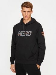 Rossignol Bluza Hero Hoodie RLMMS11 Czarny Regular Fit. Czarne bluzy nierozpinane męskie Rossignol, m, bez wzorów, z bawełny, bez ramiączek, bez kaptura. Za 399.99 zł.