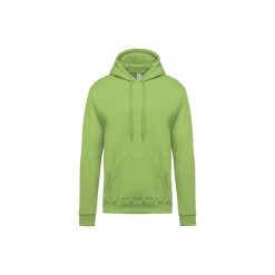 Bluza z kapturem Kariban. Zielone bluzy nierozpinane męskie KARIBAN, m, bez wzorów, bez ramiączek, z kapturem. Za 144.00 zł.