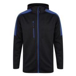 Aktywna Kurtka Soft Shell Dla Dorosłych Unisex. Czarne kurtki męskie FINDEN & HALES, xs, bez wzorów, sportowe, bez ramiączek, bez kaptura. Za 286.99 zł.