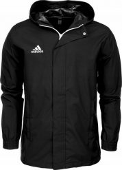 Kurtka męska Adidas Entrada 22 All Weather czarna r. 2XL. Czarne kurtki męskie ADIDAS, m, bez wzorów, bez ramiączek, bez kaptura. Za 186.20 zł.