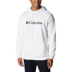 Bluza dresowa sportowa męska CSC Basic Logo II Hoodie. Białe bluzy nierozpinane męskie Columbia, m, bez wzorów, z bawełny, z kapturem. Za 179.99 zł.