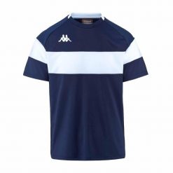 Jersey Kappa Dareto. Białe t-shirty sportowe męskie Kappa, bez wzorów, z jersey, sportowe, bez ramiączek. Za 101.60 zł.