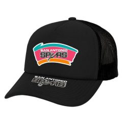 Czapka Trucker San Antonio Spurs NBA Team Origins Hwc. Czarne czapki męskie Mitchell & Ness, bez wzorów, sportowe. Za 190.50 zł.