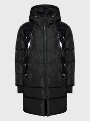 Les Hommes Płaszcz zimowy LF2280040255 Czarny Regular Fit. Czarne płaszcze męskie Les Hommes, na zimę, m, bez wzorów, z syntetyku, bez kaptura. Za 4,579.00 zł.