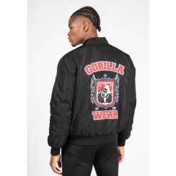Covington Kurtka typu bomber - Czarny. Czarne kurtki męskie GORILLA WEAR, s, bez wzorów, bez ramiączek, bez kaptura. Za 637.00 zł.