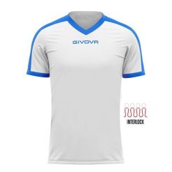 T-shirt Givova Revolution Sport 3XL Biało-Niebieski Unisex. Niebieskie t-shirty sportowe męskie Givova, xl, bez wzorów, sportowe, bez ramiączek. Za 122.99 zł.