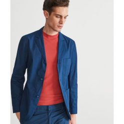 Marynarka comfort fit - Granatowy. Marynarki męskie marki Reserved. W wyprzedaży za 139.99 zł.