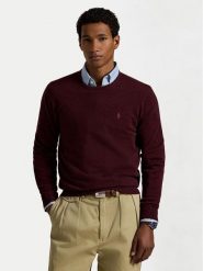 Polo Ralph Lauren Sweter 710974148008 Bordowy Regular Fit. Czerwone kardigany męskie Polo Ralph Lauren, m, bez wzorów, z wełny, bez ramiączek. Za 949.99 zł.