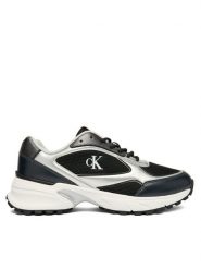 Calvin Klein Sneakersy Hike Runner Laceup Mesh Mix Met YM0YM01402 Czarny. Czarne buty sportowe na co dzień męskie Calvin Klein, m, bez wzorów, z meshu, bez ramiączek, bez kaptura. Za 569.99 zł.