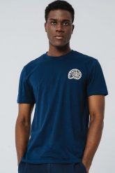 Męski T-Shirt Mustang Style Austin Dress Blues 1016489 5334. T-shirty męskie Mustang, m, bez wzorów, bez kołnierzyka, bez ramiączek. Za 69.99 zł.