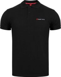 Ozoshi Koszulka męska Ozoshi Polo czarna OZ93816 S. Czarne koszulki polo męskie Ozoshi, m, bez wzorów, bez kołnierzyka, bez ramiączek. Za 64.13 zł.