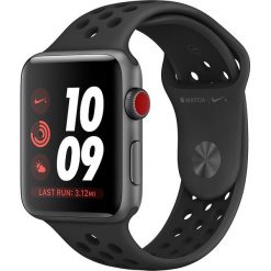 Apple Watch Series 3 Nike Cellular 38 mm + Pasek Czarny Smartwatch. Czarne zegarki smartwatch marki Apple. Za 1,799.99 zł.