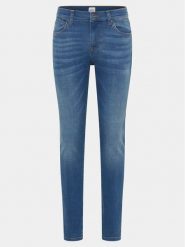 Mustang Jeansy Atlanta 1014854 Granatowy Super Skinny Fit. Niebieskie jeansy męskie Mustang, bez wzorów, z bawełny. Za 209.99 zł.