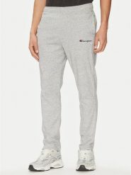 Champion Spodnie dresowe 220305 Szary Standard Fit. Szare spodnie dresowe męskie CHAMPION, bez wzorów, z bawełny. Za 109.99 zł.