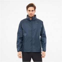 Kurtka przeciwdeszczowa męska Viking Rainier Man. Niebieskie kurtki męskie Viking, m, bez wzorów, sportowe, bez ramiączek, bez kaptura. Za 189.90 zł.